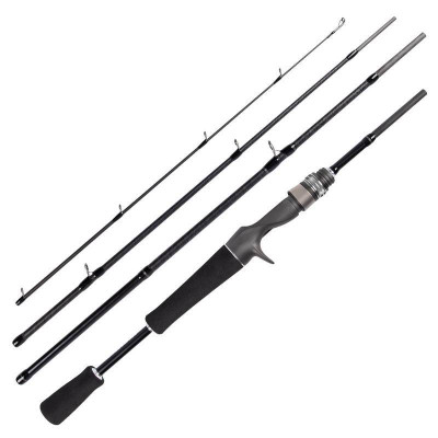 Vara Okuma Epixor Travel - 4 partes - Carretilha 6´3" 12lb EPI-C-634L