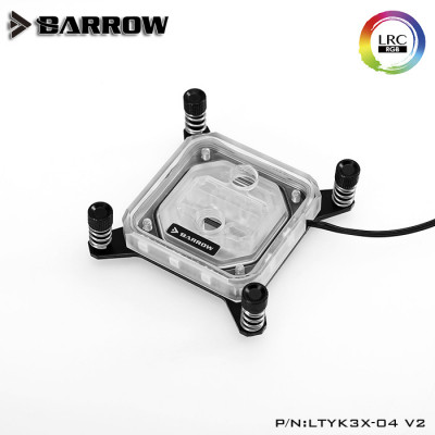 Bloco CPU RGB Barrow Intel X99 X299 - LTYK3X-04 V2 - Pronta entrega