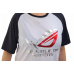 Camiseta Gamer Asus ROG METAL Branca/Preto Adulto - EXPRESS YOURSELF