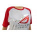 Camiseta Gamer Asus ROG METAL Branca/VERMELHA Adulto - EXPRESS YOURSELF