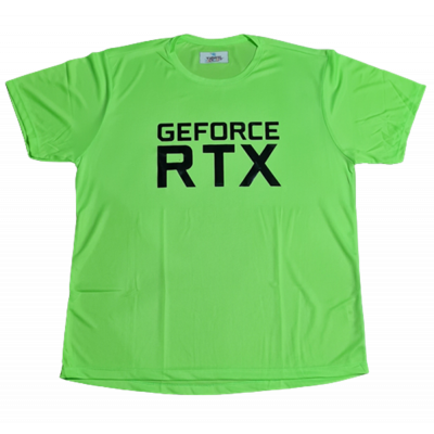 Camiseta Gamer GEFORCE RTX Verde UV Adulto - EXPRESS YOURSELF