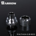 Compressão Barrow - 3/8" x 1/2" - Prata / Preto - Pronta Entrega!